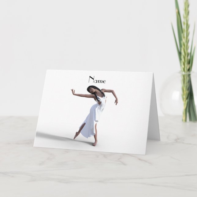 White Dress Dancer Thunder_Cove Card (Front)