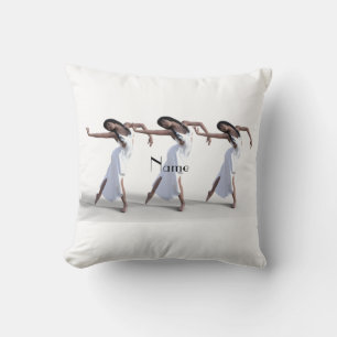 White Dress Dancer Thunder_Cove    Cushion
