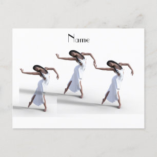 White Dress Dancer Thunder_Cove    Postcard