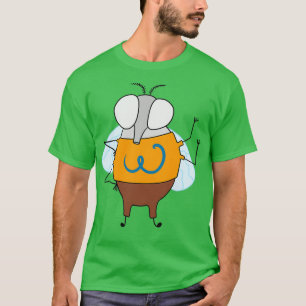 White Drosophila Mutant T-Shirt