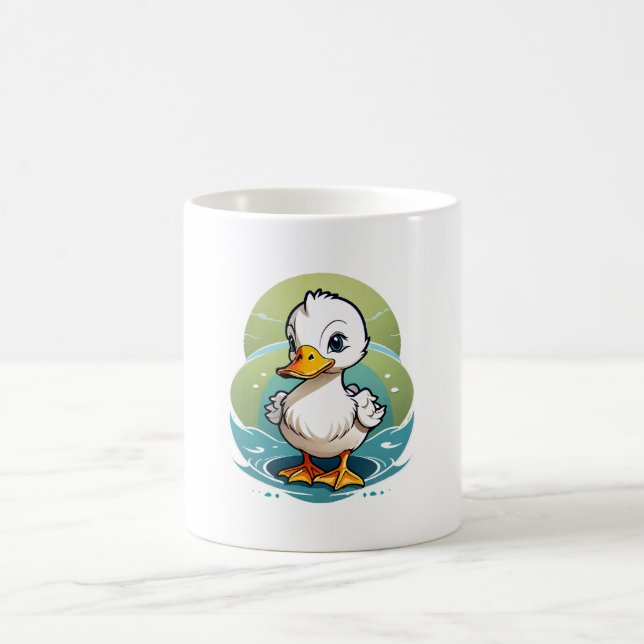 white-duck coffee mug (Center)