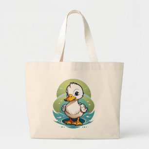 white-duck large tote bag