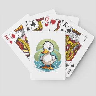 white-duck playing cards