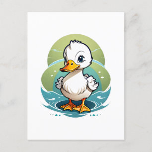white-duck postcard