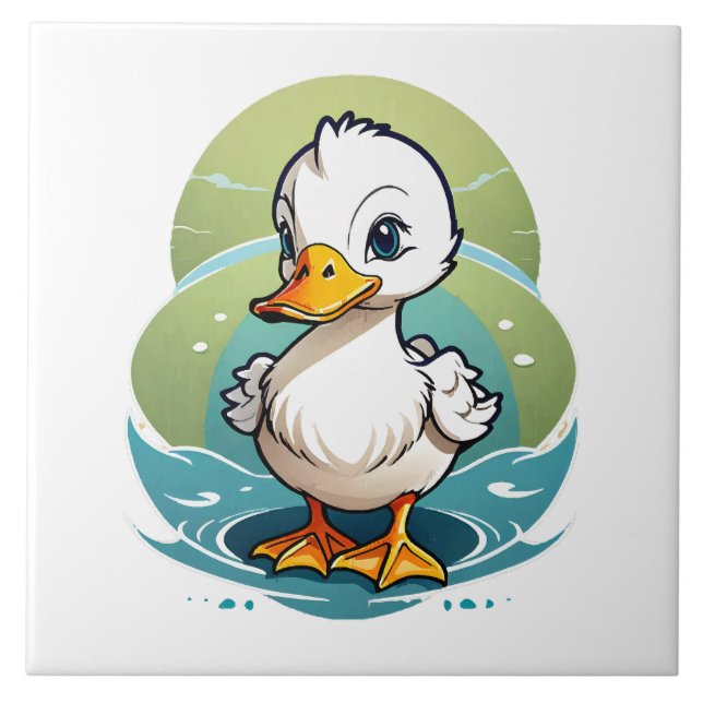 white-duck tile (Front)