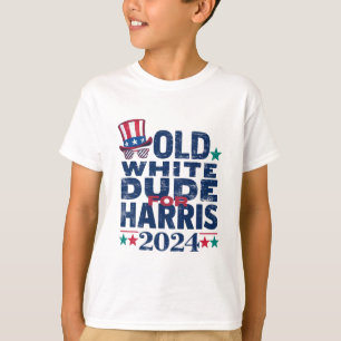 White Dude For Kamala-harris First Female Presiden T-Shirt