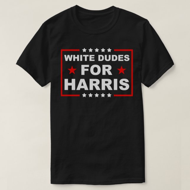 White Dudes For  2024 Election Voting 2024 1 T-Shirt (Design Front)