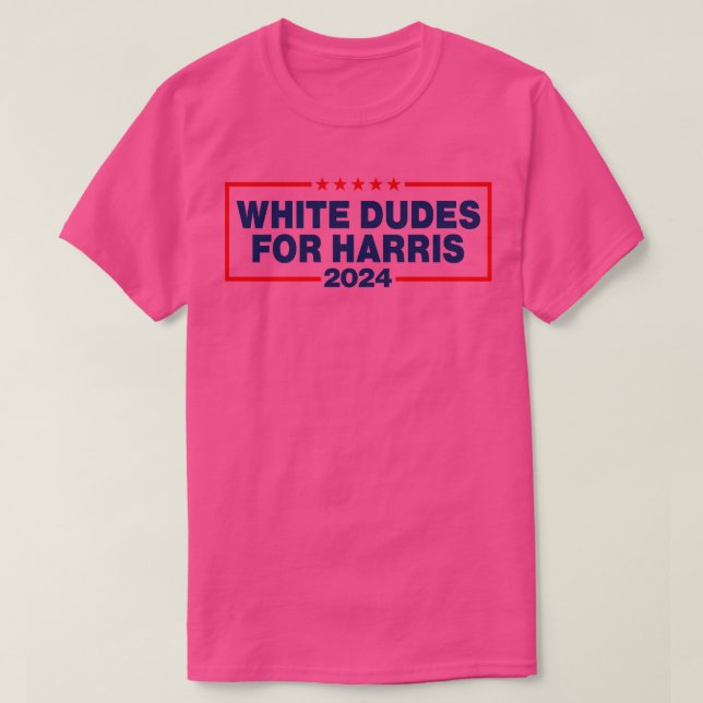 White Dudes For  2024 T-Shirt (Design Front)