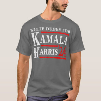 White Dudes For Kamala  2024 Election T-Shirt