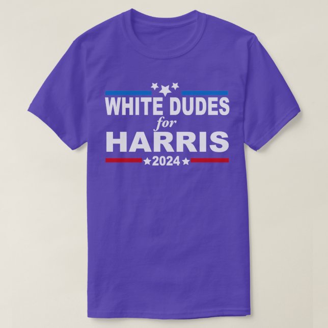 White Dudes For  TShirt (Design Front)
