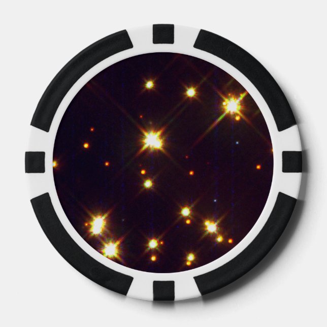 White Dwarfs Amid Sun-Like Stars and Red Stars Poker Chips (Front)