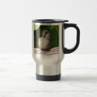 White-eared Hummingbird Travel Mug, right-handled