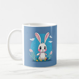 White Easter Bunny Coffee Mug