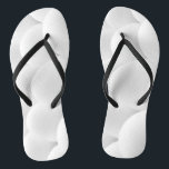 White Eggs Shells Funny Custom Created Flip Flops<br><div class="desc">Here are some custom flip flops with your own image or you can use mine either way you will be styling on the beach this summer. Make sure to bookmark this page to come back to it in the future. If you like/love our designs make sure to like or share...</div>