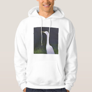 White Egret Hoodie