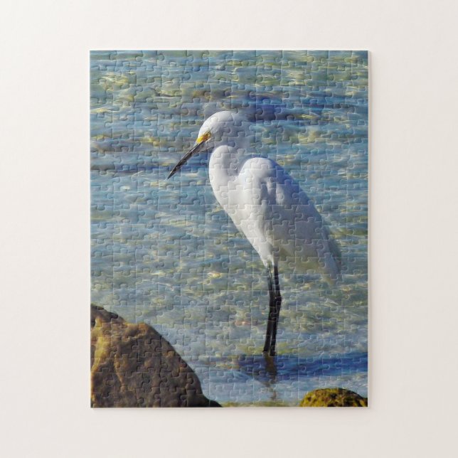 White Egret Jigsaw Puzzle (Vertical)