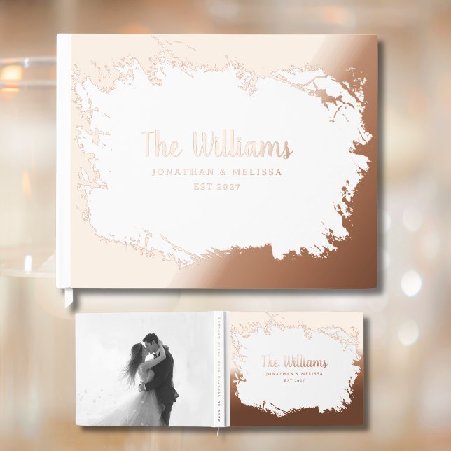White Elegant Foil Guest Book Photo Guestbook  (Creator Uploaded)