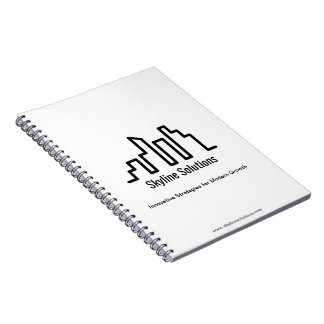 White Elegant Notebook with Minimalist Design