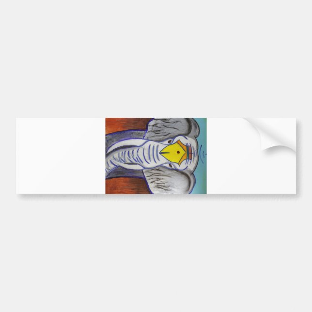White Elephant Bumper Sticker (Front)