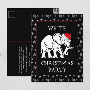 White Elephant Christmas Party Invitation