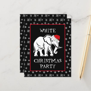 White Elephant Christmas Party Invitation