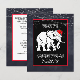 White Elephant Christmas Party Invitation