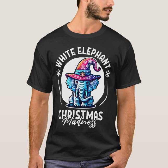 White Elephant Christmas Witch T-Shirt (Front)