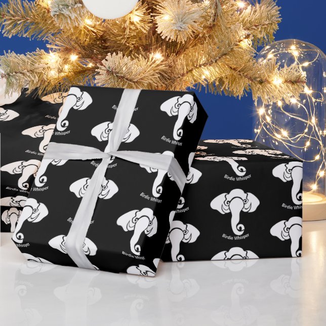 White Elephant  Family Home Address Republican  Wrapping Paper (Holidays)