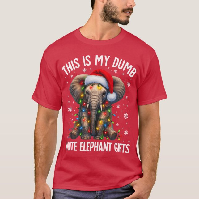 White Elephant For Pjs Under 15 20 - classic T-Shirt (Front)