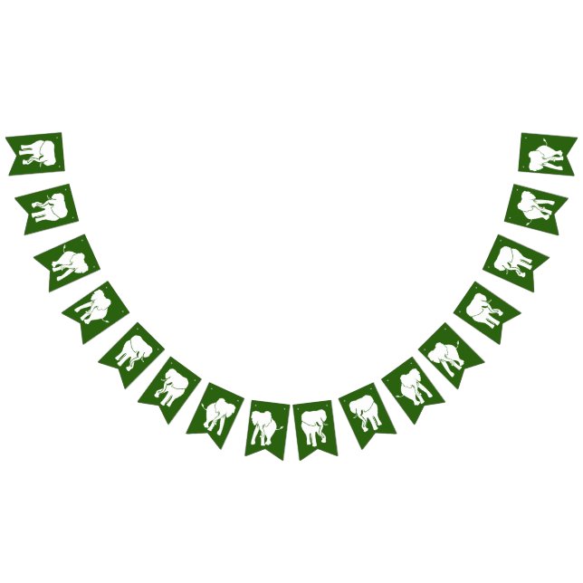 White Elephant Gift Exchange Christmas Party Bunting (All)