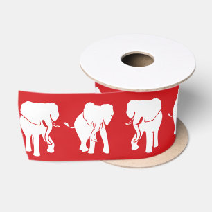 White Elephant Gift Exchange Christmas Satin Ribbon
