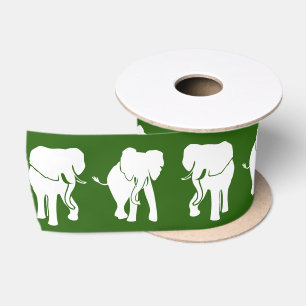 White Elephant Gift Exchange Christmas Satin Ribbon