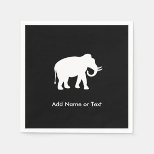 White Elephant Gift Exchange Party Napkin