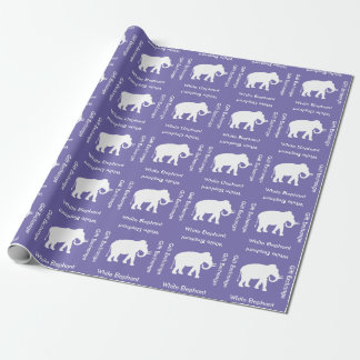 White Elephant Gift Exchange Party Wrapping Paper