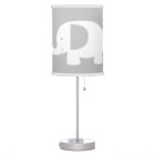 White Elephant Gray Background / White Trim