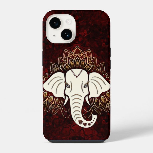 White Elephant iPhone / iPad case (Back)