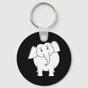 White Elephant. Key Ring