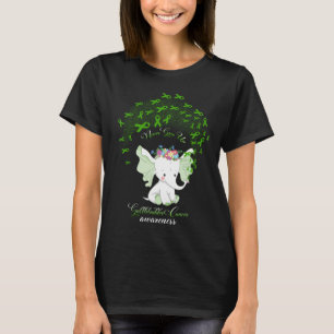 White Elephant Never Give Up Mental Health Awarene T-Shirt