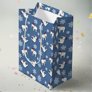 White Elephant Party Christmas (Blue) Gift Bag