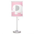White Elephant Pink Background / White Trim