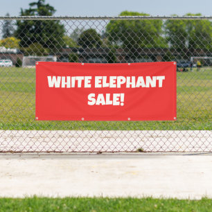 White Elephant Sale! Bright Banner