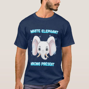 White Elephant Santa Christmas Pets Wrong Present T-Shirt