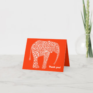White Elephant - Thank You Card