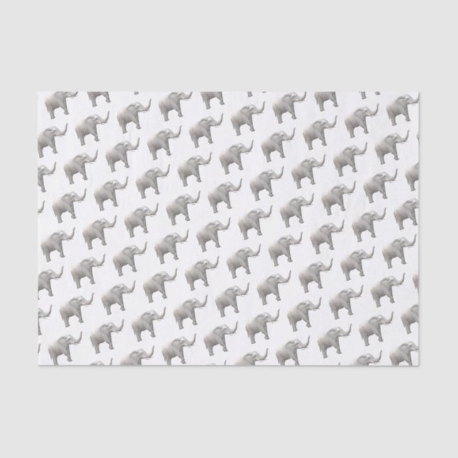 White Elephant  Tissue Paper (Front)