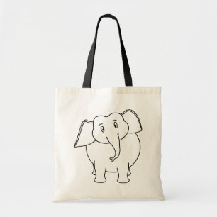 White Elephant. Tote Bag