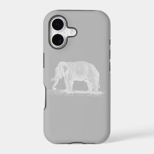 White Elephant Vintage 1800s Illustration