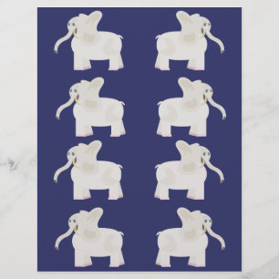 White Elephant Wrapping Sheets Flyer