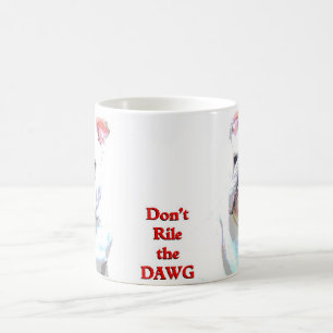 White English Bulldog 3 mug