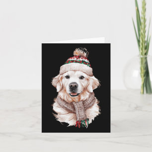 White English Cream Golden Retriever Mum Dog Puppy Card