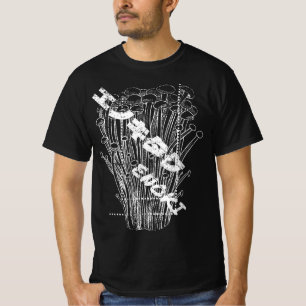 White Enoki Mushrooms Japanese Letters Fungus Food T-Shirt